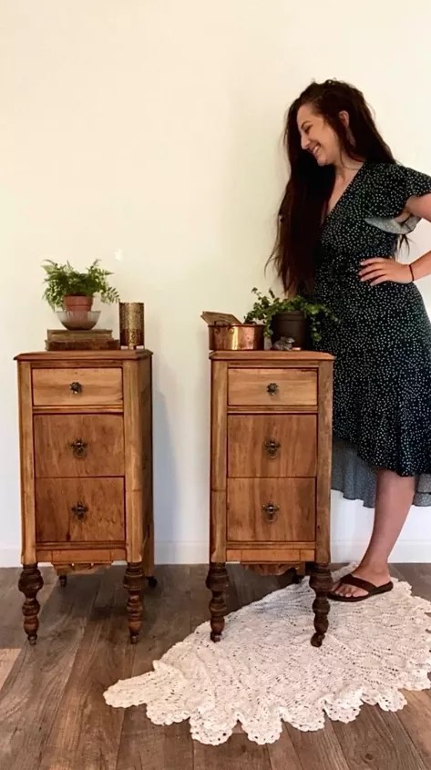 How to make a Vanity into&nbsp;Nightstands!